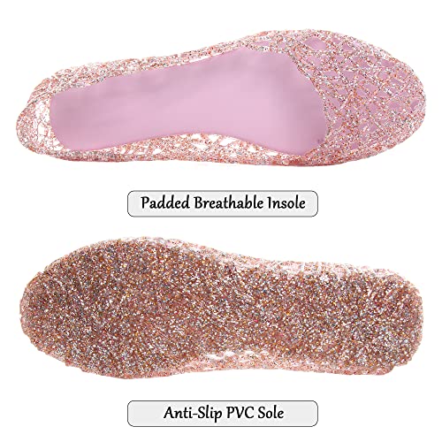 Image of Dear Time Women Flat Heel Summer Beach Jelly Shoes