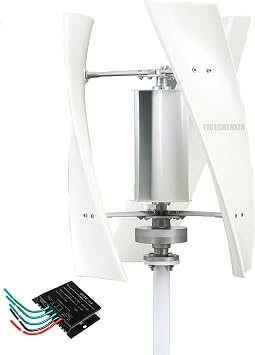 3000W Wind Turbine Generator Set, Household Noise Free 3-Blade Windmill Generator 12V 24V 48V 220V with Controller Suitable for Ships, Terraces, Cabins, Homes
