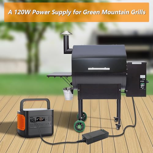 for GMG Green Mountain Grill 12V Power Supply Converter Compatible with Green Mountain Grills Davy Crockett P-1001 P-1295 P-1266 GMG-ADP10A GMGADP10A Power Converter Adapter3