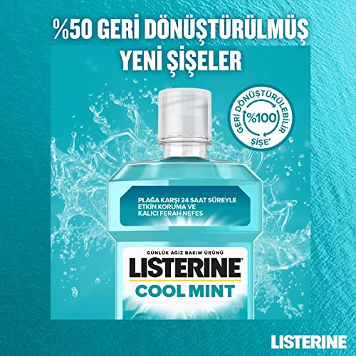 listerine cool mint ağız bakım suyu 1000 ml