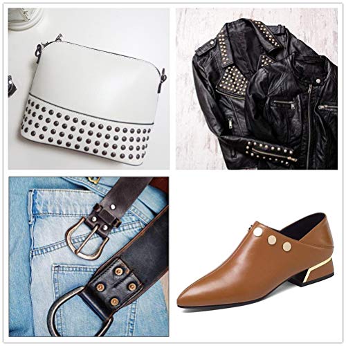 Rivetti in Pelle, 240 Set Rivetti a Doppio