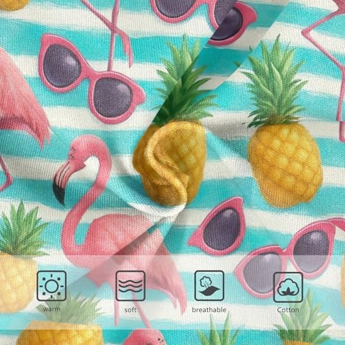 Joisal Pink Flamingos Pineapples Toddler Underwear Floral 2t Cotton Panties Little Girl Print Underpants Briefs3