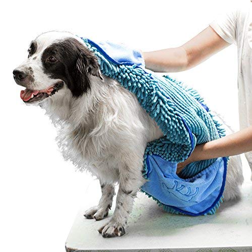 Tuff Pupper Large Dog Shammy Towel | Ultra Absorbent | Durable 35 x