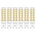 Bombilla G9 LED 7W Frio 6000K, 600 Lumen, Equivalente a Halógena G9 60W, AC 220-240V, Bombillas LED G9 Fría para Lámpara de Pared, Lámparas de Mesa, No Regulable, pack de 6
