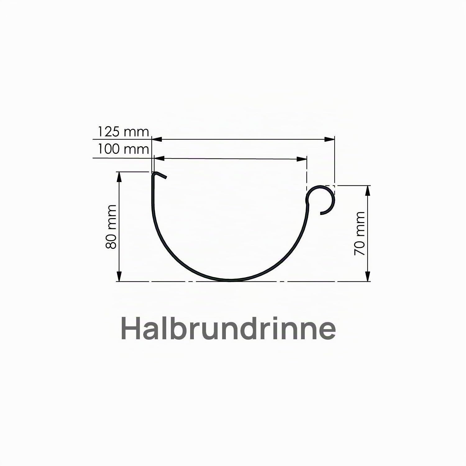 4 Home & Garden Dachrinnen Set RG 100 NW100/125 Anthrazit | Komplettsets mit Fallrohr bis 10m Dachlänge | Typ 300 Fallrohr DN 60 | Kunststoff PVC(Dachlänge 1-Seite bis 400cm)