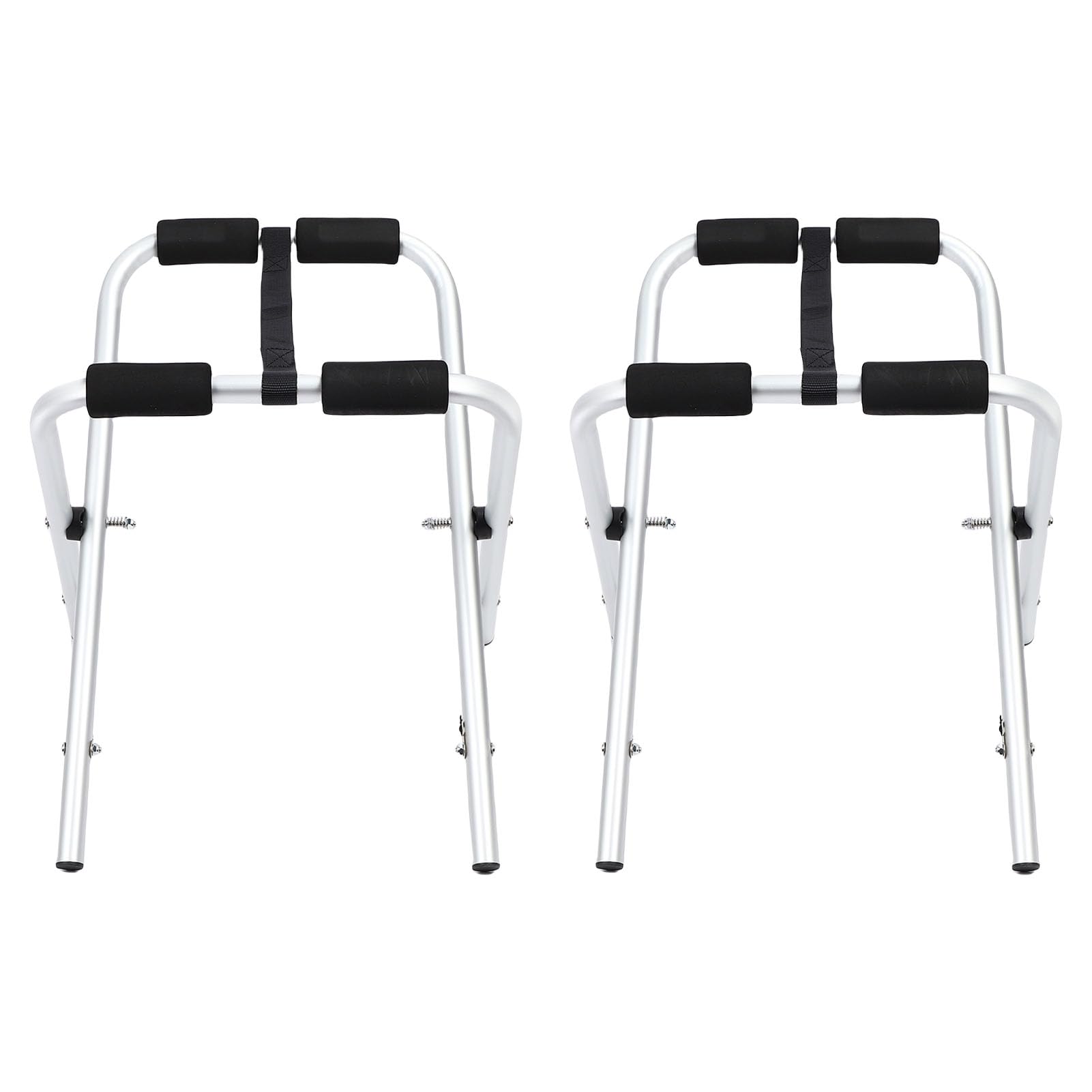 Rosvola Soporte Portátil para Kayak, Estante Compacto de Aluminio de 17 Pulgadas de Alto para Almacenamiento de Canoas y Tablas de Remo, 2 uds.