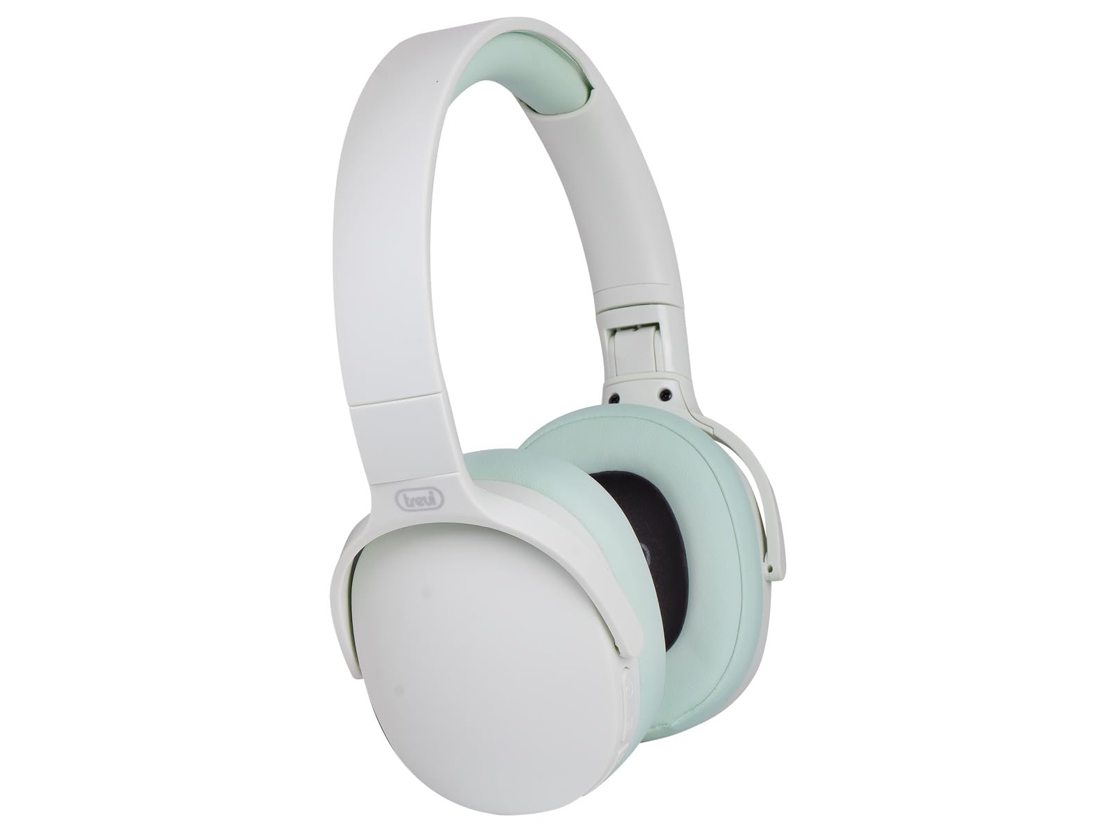 Trevi DJ 12E45 BT Cuffie Wireless con Microfono e Lettore MP3 Incorporati, Ingresso AUX-IN, con Archetto Pieghevole, Compatibili con Smartphone e PC, Autonomia 5-7 Ore, Ricarica in 1-2 Ore, Verde