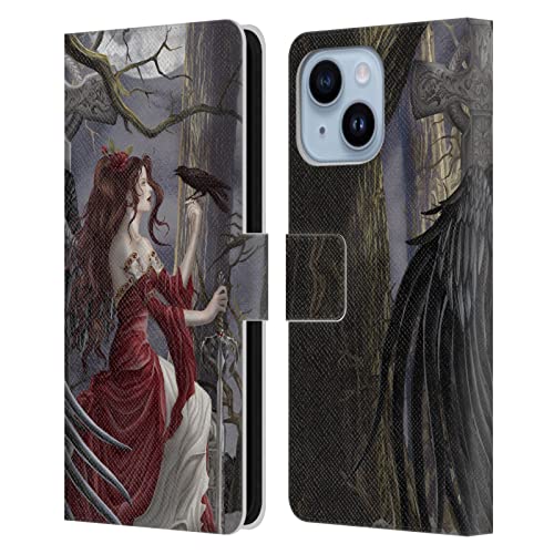 Étui portefeuille iPhone 14 Plus cuir housse Nene Thomas fée ange