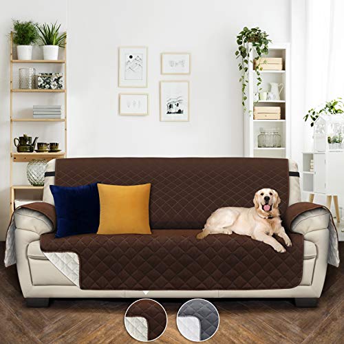 Utopia Bedding Funda Impermeable para sofá con Correas elásticas Ajustables - Protección Antideslizante para Muebles para Mascotas de 3...