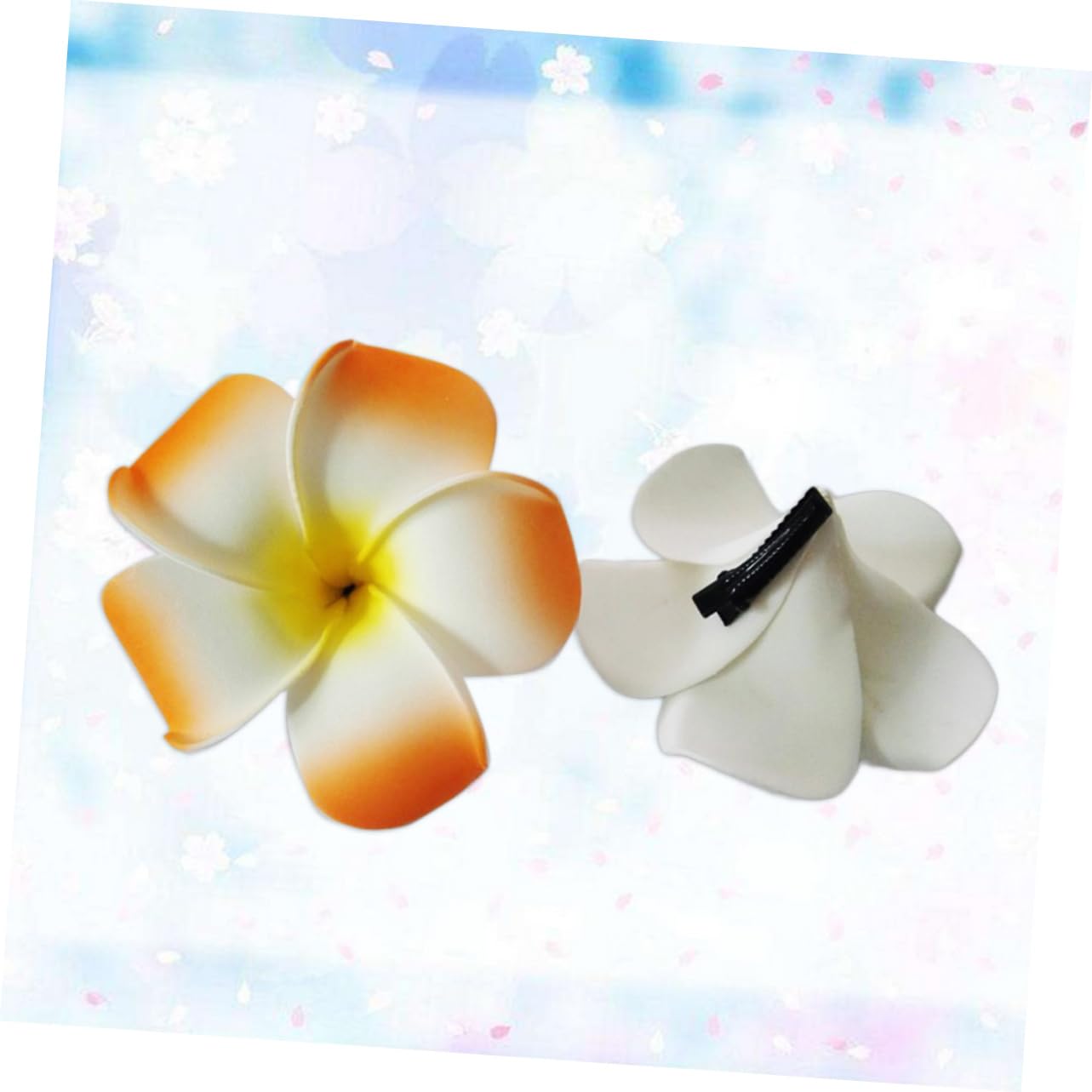 Amazon.co.jp: 髪飾り 花 10個 髪飾り ハイビスカス プルメリア 苗