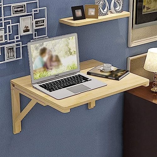 Bureau d'ordinateur portable petit format table murale rabattable ELzEy - 4