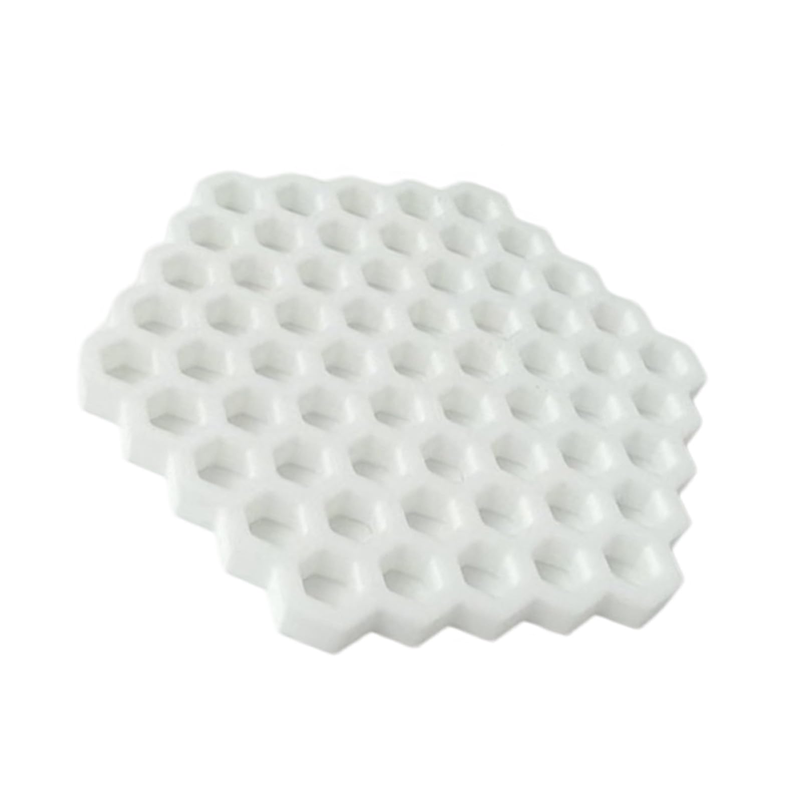 Ekoama Shape Cup Coasters 3D Printed Desktop Decors For Hot Drink And Mug White Mat Table Protectors