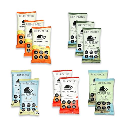 San Diego Bar - Barra proteica vegana y natural, pack 12 miniatura 1