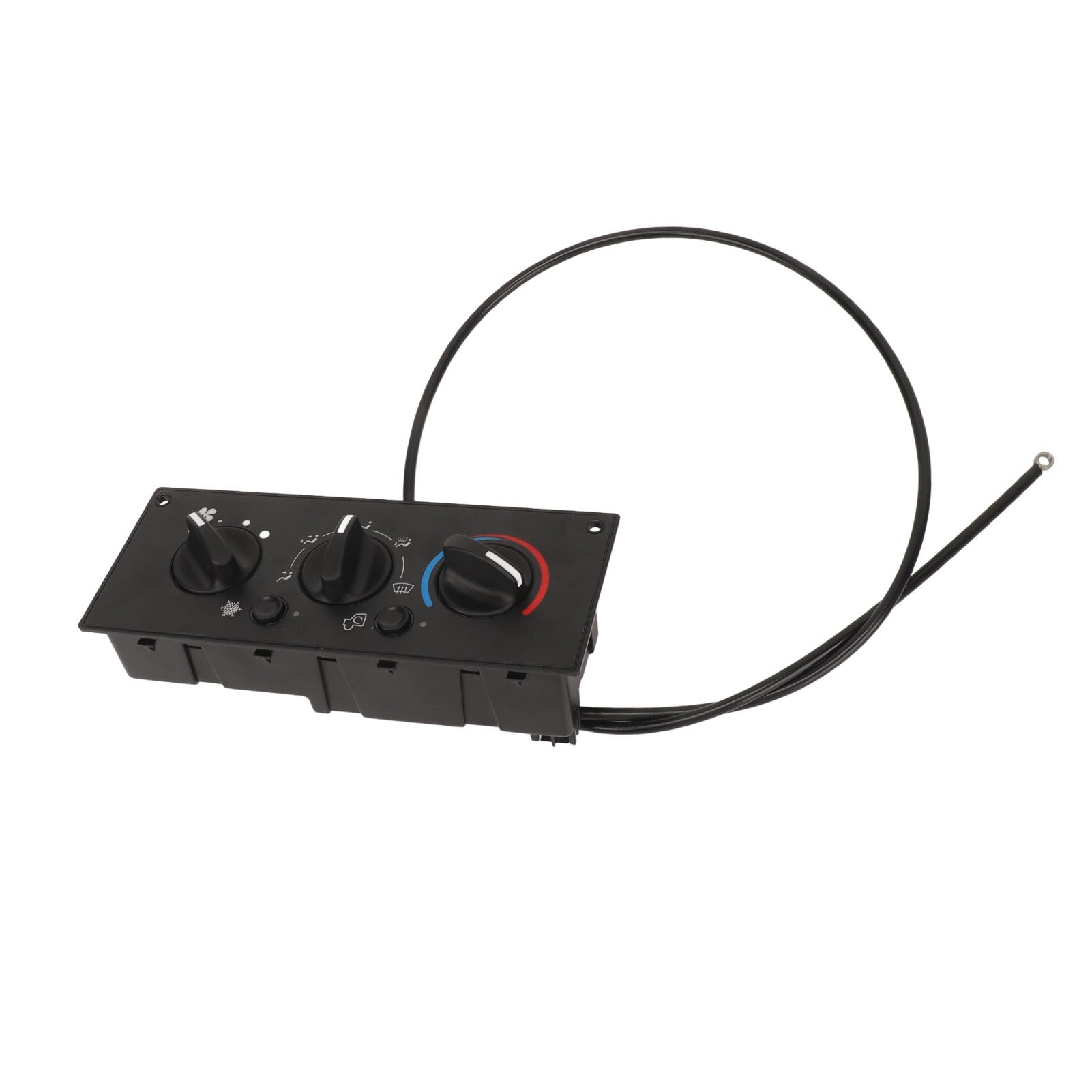 Tissting Módulo de Control Climático, Panel de Control de Calefacción Ensamblaje ABS, Compatible con F211032100 599-5511 2110071 F211025100 F211025110, para Camiones Pesados 2002-2