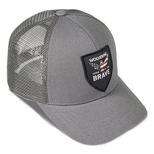 Image of Wolverine Trucker Hat | Mesh Back | Snapback | Adjustable | Rugged | Durable | Workwear