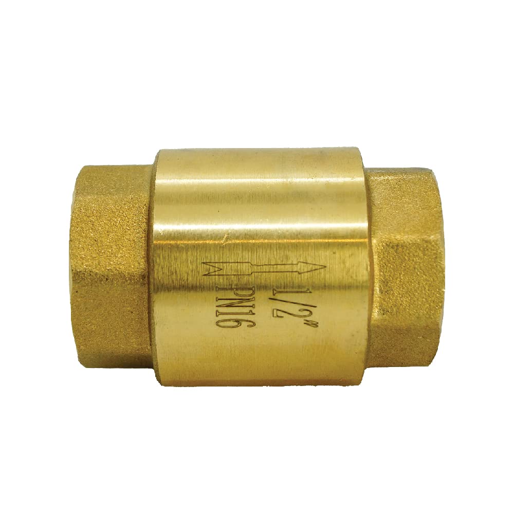 Af Hydro Brass Low Pressure Spring Check Valve, 1 1/4