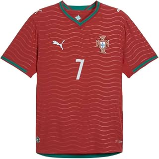 Mens Portugal 2026 Home Ronaldo Crew Neck Short Sleeve Replica Jersey Casual - Red