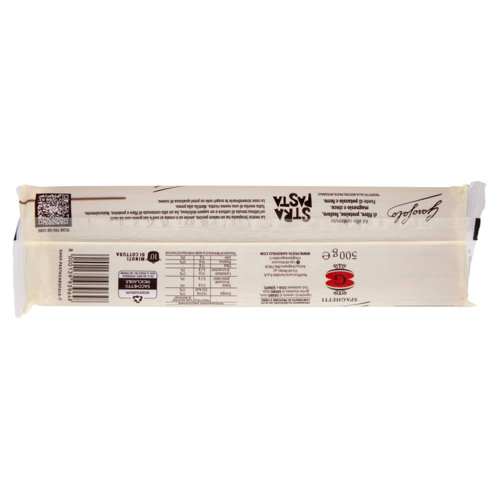 Italian Gourmet Spaghetti 24×500 g – StraPasta aus Hartweizengrieß, lange Nudeln für Sugo, Ragù & Pasta Klassiker, 12 kg, laut Hersteller +50% Ballaststoffe & +38% Protein + Italian Gourmet Polpa