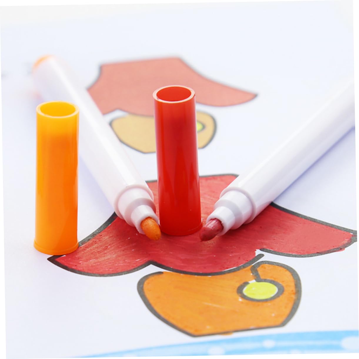 DOITOOL 3 Ensembles Crayon De Couleur Stylos À Dessin Feutre Tableau Noir Effacable Crayon Aquarellable Liquid Chalk Craie Solide Effaçable Craie Sans Poussière Colorful Pièces * 3