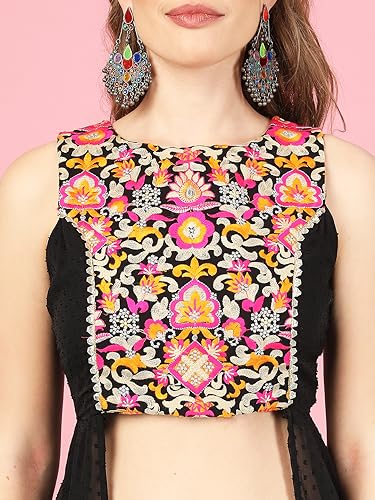 Image of A.T.U.N. (ALL THINGS UBER NICE) Womens Floral Printed Angrakha Pure Cotton Kurta with Palazzos & Dupatta Set | Traditional Ethnic Wear Clothing Set
