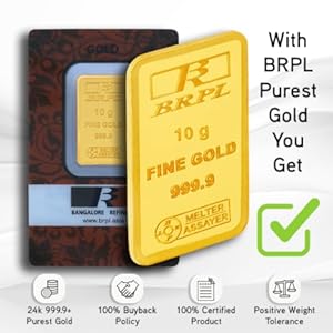 Bangalore Refinery 24k (999.9) 2 gm Yellow Gold Bar cum Coin 4 51O60na4wbL. SL500 . SS300