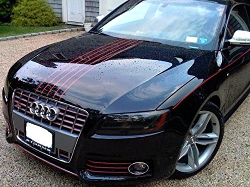 Precut Vinyl Tint Cover for 2008-2011 Audi A5 S5 Headlights (20% Dark Smoke)