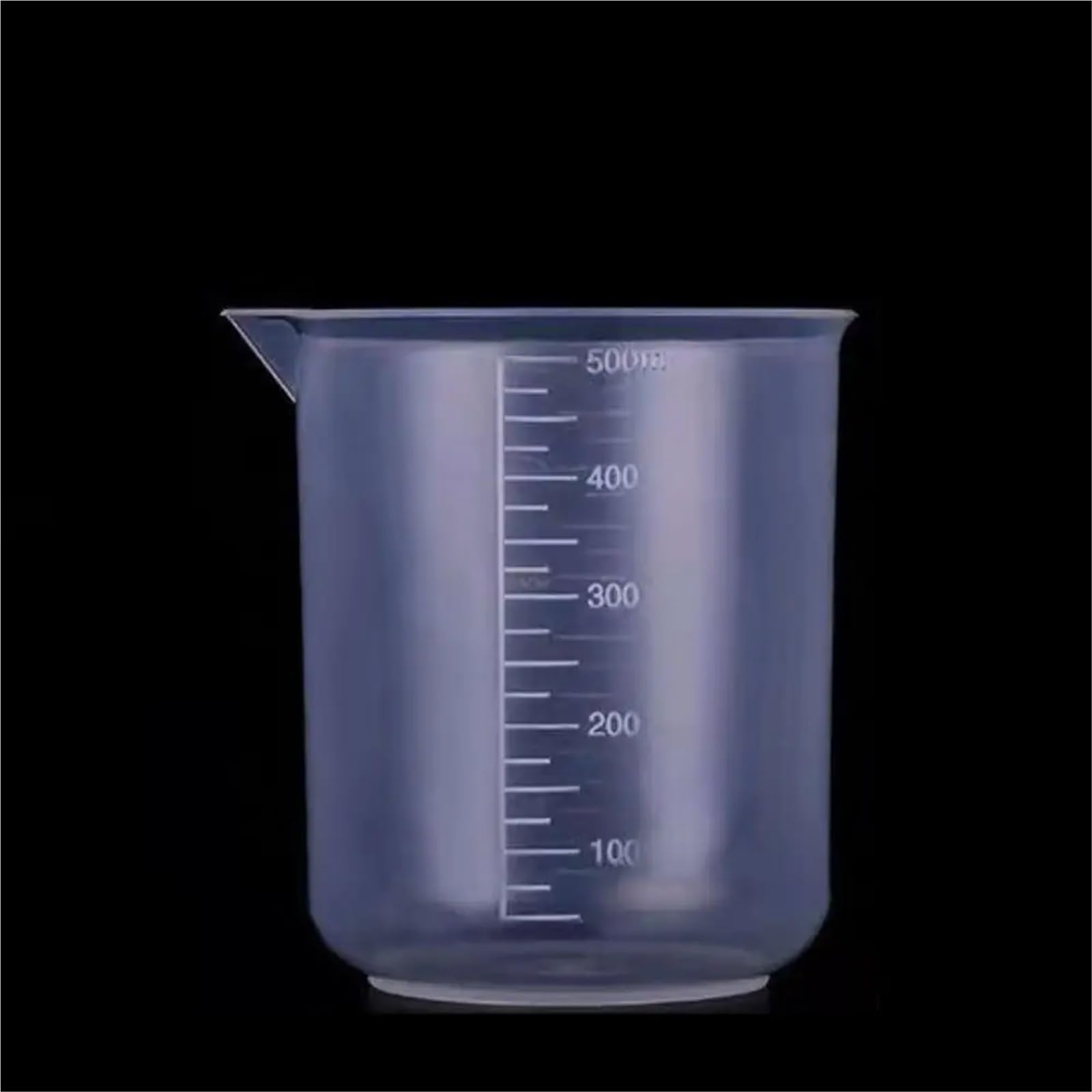 10PC Plastic Stackable Thickened for Kitchen Laboratory Test Beaker Mixing Cups Measuring Cup Graduated Cylinder Para Cocina Laboratorio(500ml)