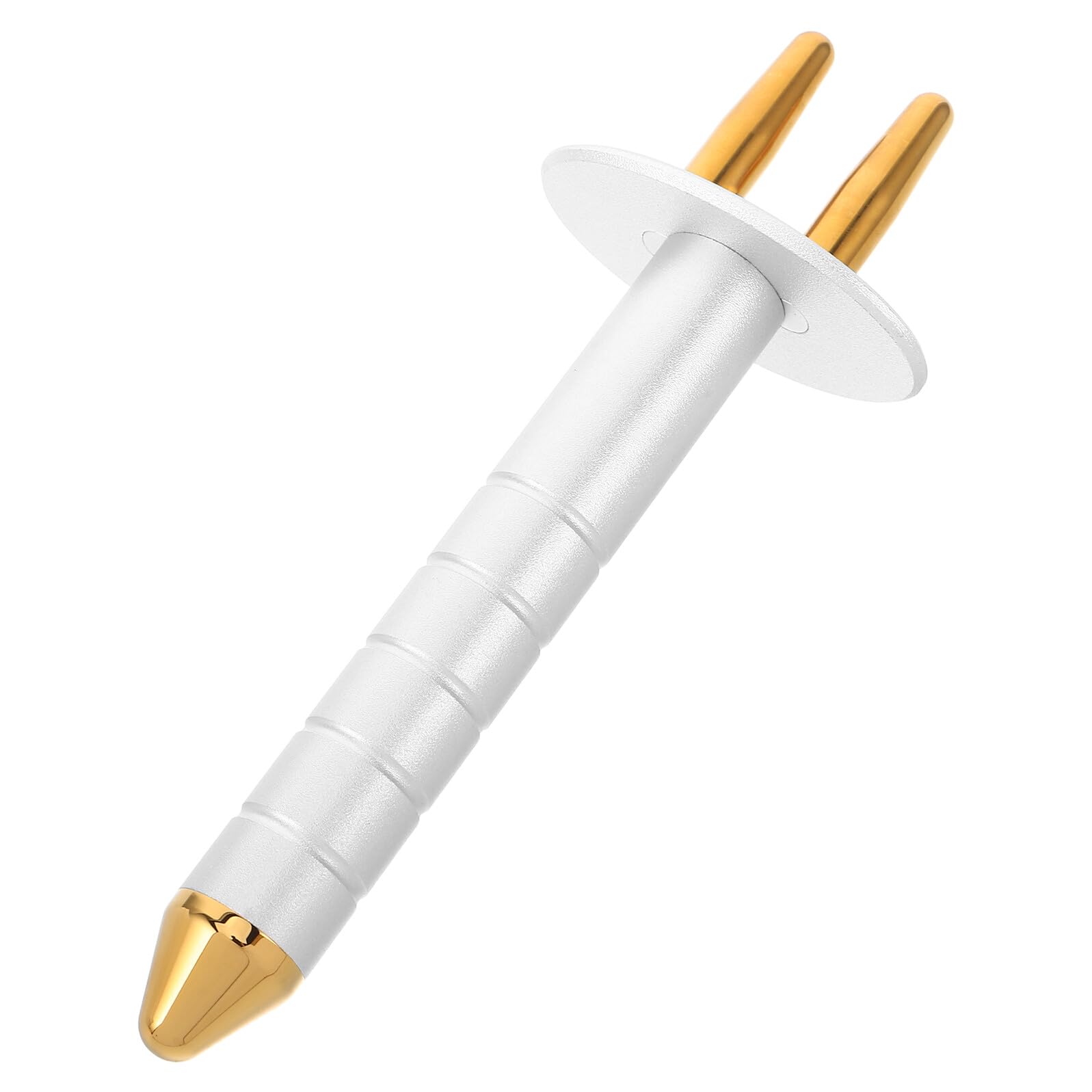 OSALADI Titanium Alloy Fork Facial Massage Stick with Trigger Point Pen for Facial, Multifunctional Titanium Massage Probe for Face and Body Detox