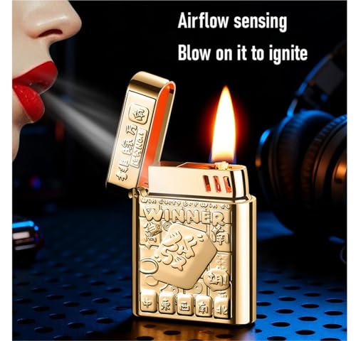 Encendedor metálico inteligente recargable suave miniatura 6