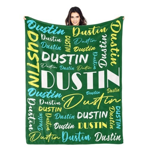 Personalized Blankets for Kids with Names Customized Blankets with Name for Adult Custom Blanket Gift for Birthday Christmas Valentines Day Gift