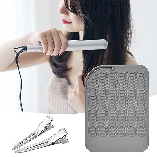 Tappetino Piastra Capelli,Tappetino Silicone