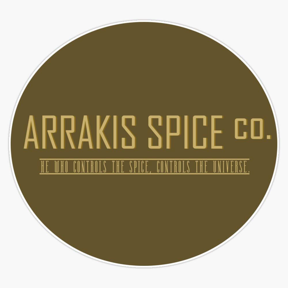Generic Dune Arrakis Spice Co. Sticker Decal Bumper Sticker 5 inches