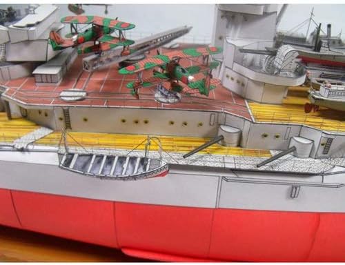 Amazon Co Jp Elvvt 80センチメートル日本長門戦艦3d手作りの折り紙モデルの高難易子供大人の軍事ファンのための手作りdiyクリエイティブ組立パズルおもちゃのモデル収集の贈り物 ホビー