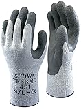 Showa 451 5 Paar Handschuhe Thermo Thermo Work Wear Winter Warm-Safety Griff, Größe 9 / L