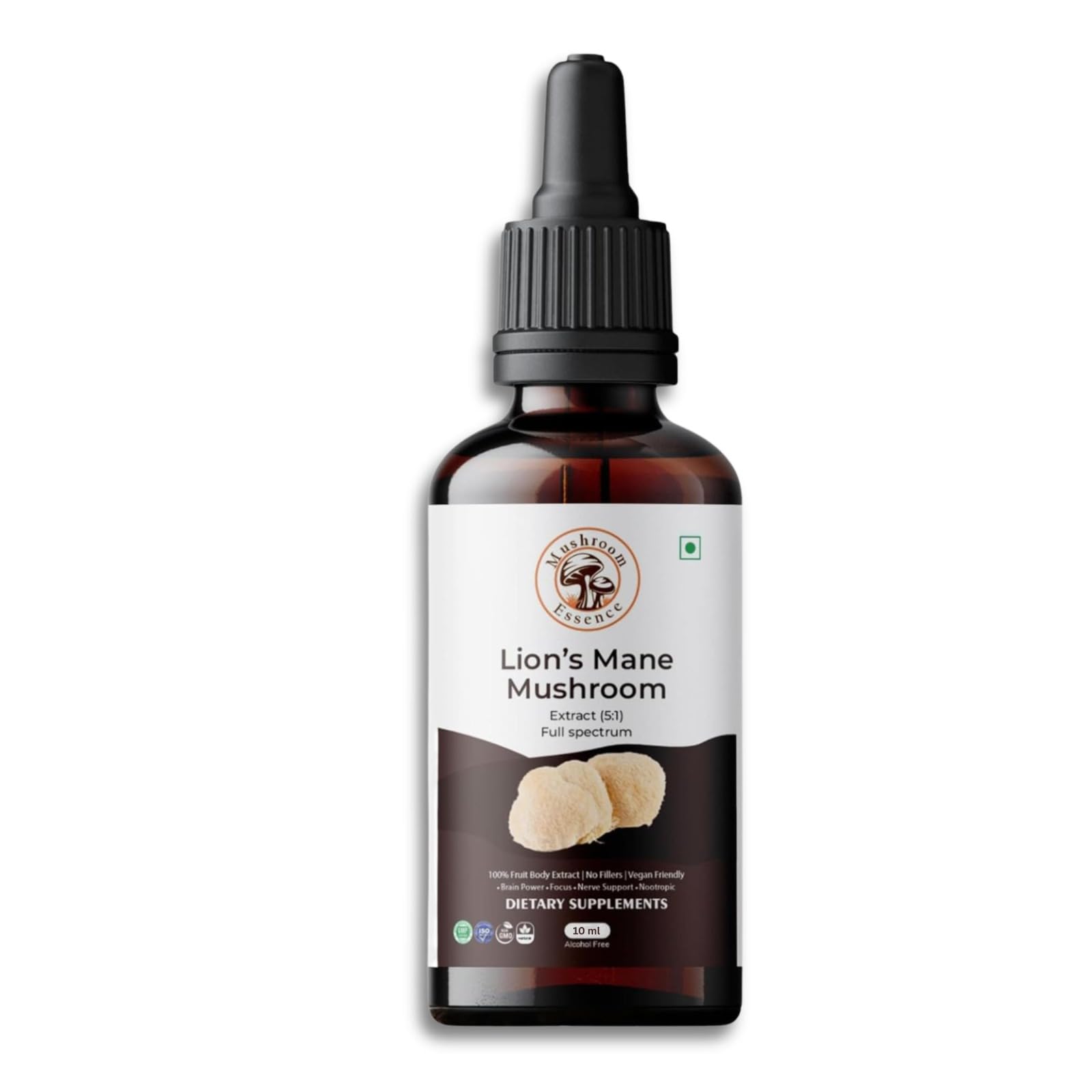 7-Mushroom Liquid Extract – Cordyceps Militaris, Chaga, Turkey Tail, Lion’s Mane, Reishi (Ganoderma), Shiitake & Oyster – 30ml (pack fo1) — Amazon image 9