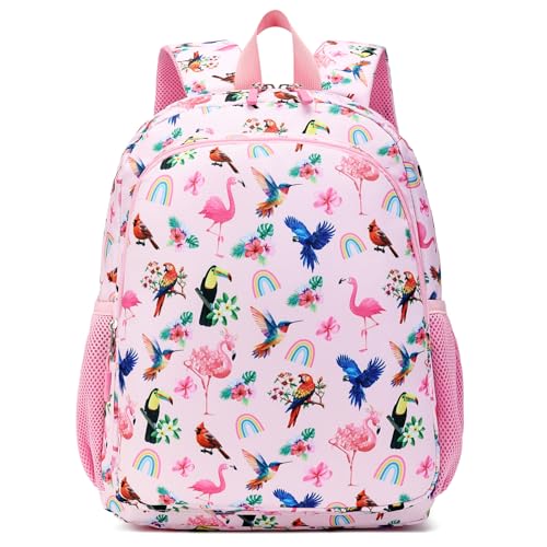 Yunniel Toddler Backpack for Elementary School Girls, Preschool Kindergarten Backpack,Lightweight Cute Kids School Bag for Girls