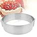 Produktbild East buy Kuchenform - 16-30cm verstellbare runde Mousse-Kuchenringform aus rostfreiem Stahl Backformen Backformen
