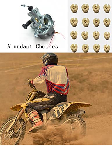 16Pcs Carburetor Jet Kit Main Jets For Mikuni Vm22 Vm24 Vm26 125Cc 150Cc 200Cc 250Cc For Mini Bike Dirt Bike Pit Bike Atv 88 90 95 98 100 105 110 115 120 125 130 135 140 145 150 155 #TOP3