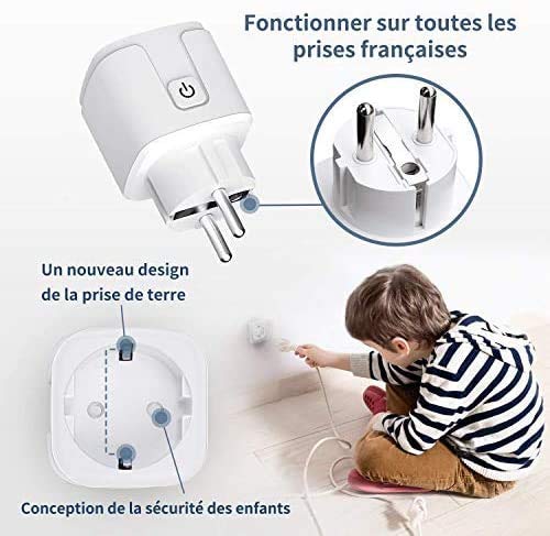 AISIRER Presa intelligente Wifi 16A 3680W