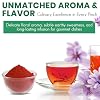Exir Spanish Saffron Powder 10g Glass Premium Coupe Grade, All-Red Natural Gourmet Spice for Cooking, Baking & Beverages