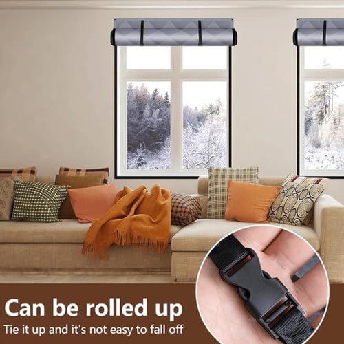 Store coupe-vent occultant isolant thermique résistant déchirures solution hiver