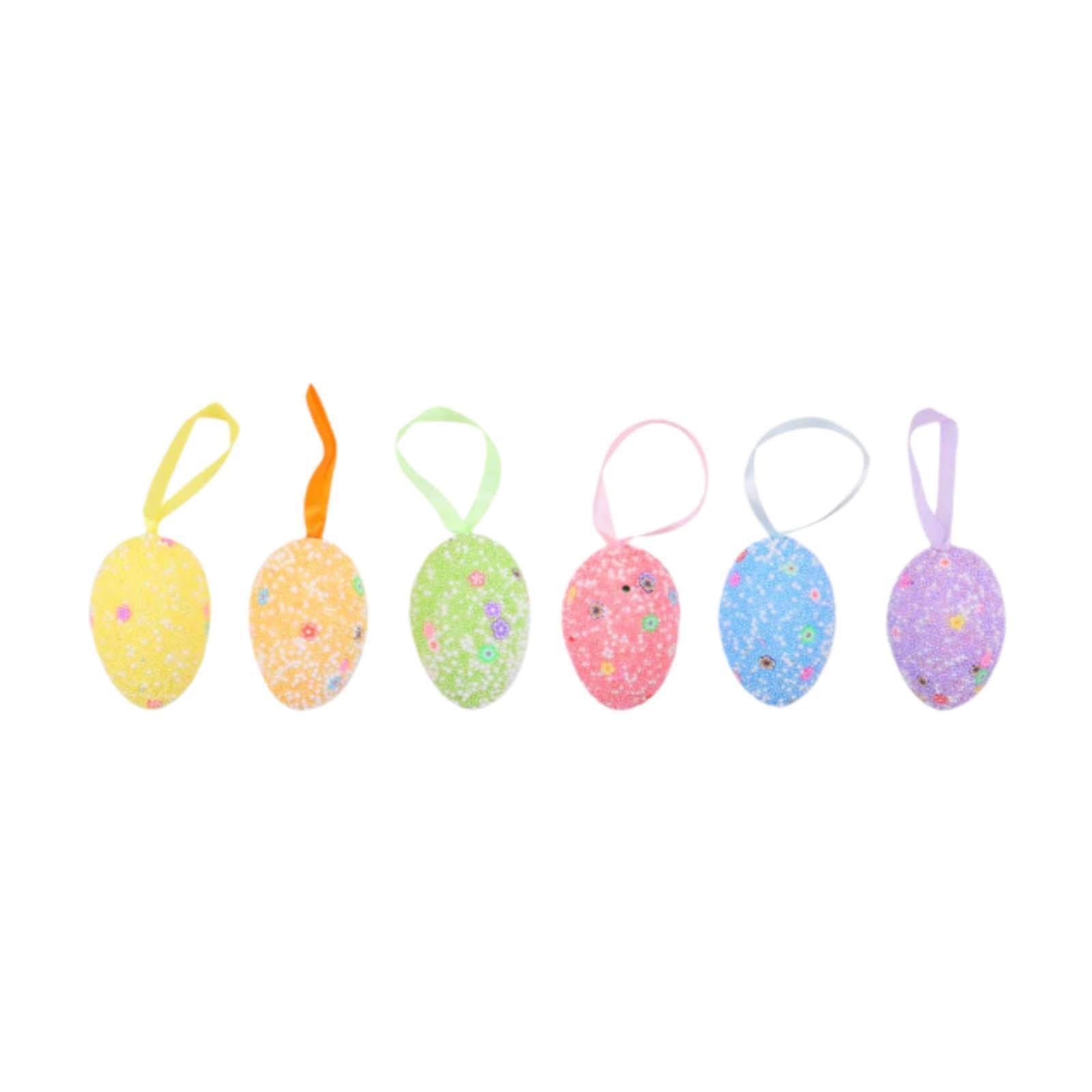 AMSLSIU Brilliant Easter Hanging Eggs Offer Unique Designs While Creating Lasting Memories In Holiday Celebrations Decorative Easter Hanging Pendants Holiday, Colorful Flowers