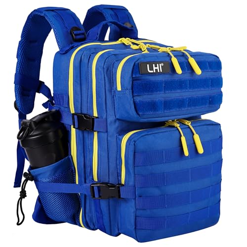 Image of LHI Tactical Military Backpack for Men and Women 25L /35L Army Assault Pack Bag Small Rucksack with Bottle Holder