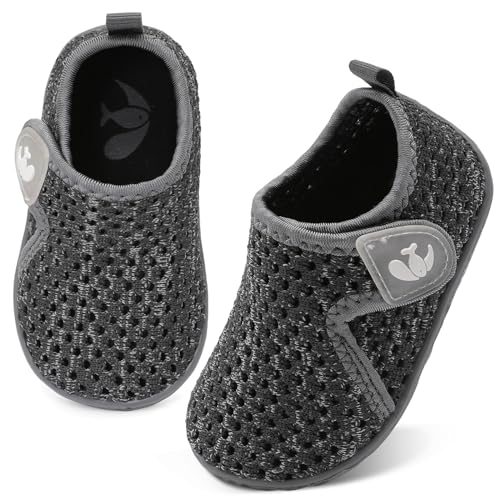Image of FEETCITY Baby Boys Girls Water Sport Shoes Barefoot Kids Aqua Socks Quick-Dry Beach Swim Pool Shoes