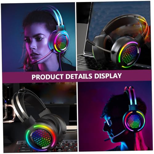 Casque de jeu rétroéclairé RVB avec micro antibruit pour immersion gaming - 5