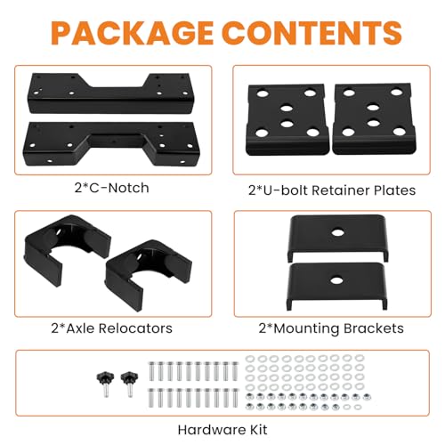 Kit C-Notch maXpeedingrods de 6 pulgadas para chasis Chevy Silverado y GMC Sierra C1500 5