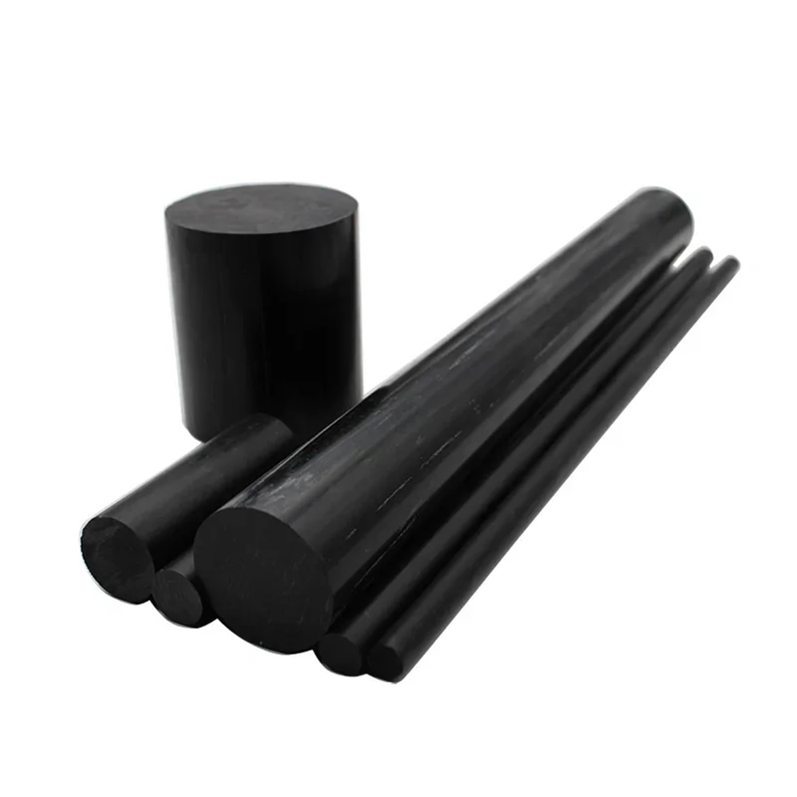 Kunststoffstab Verschleißfeste PA6-Stange for die Bearbeitung(Length 250mm,15mm 10pcs)