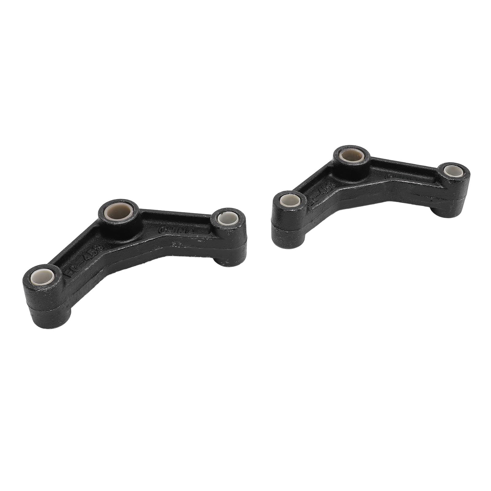 Keenso Para 6,25-calowego Korektora Osi Przyczepy EQ 458, żeliwny z czarną powłoką lakierniczą zapewniającą wysoką wytrzymałość i odporność na Zużycie, z Górnym Otworem 3/4 Cala i