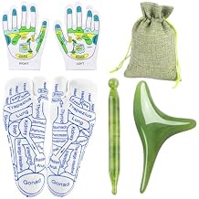 ZYNERY Reflexology Socks with Massage Tool, Pressure Point & Acupressure Therapy, Reflexology Chart Socks, Foot Pain Relief Mens, Green