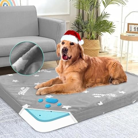 Biloban Waterproof Memory Foam Dog Bed Cover